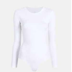 nuuds long sleeve ribbed crewneck bodysuit